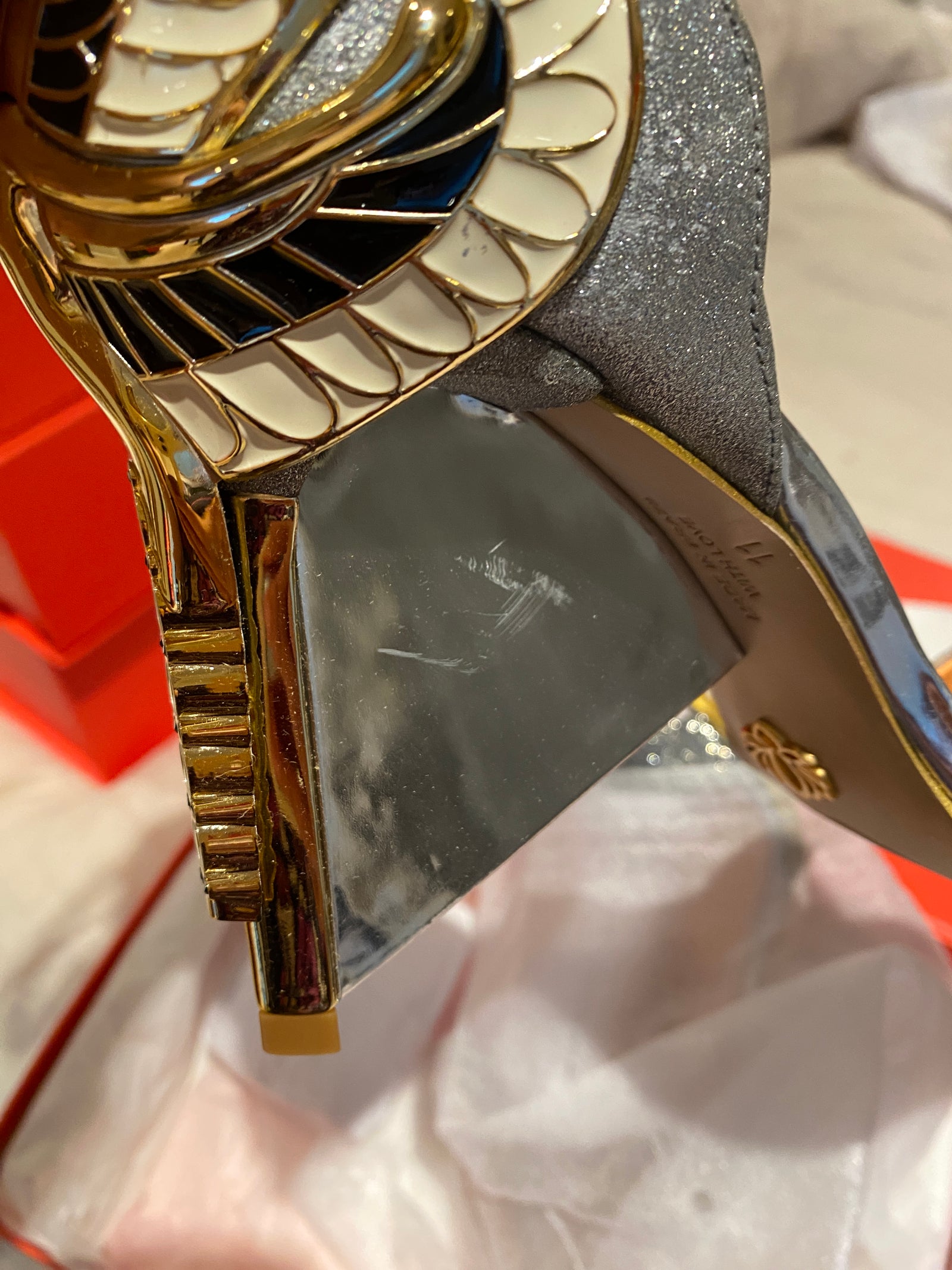 AURORA SANDALS - SILVER SAMPLE 11
