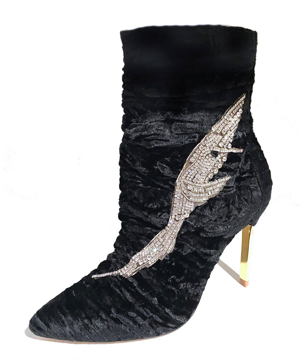 ANA BOOTIE - BLACK SAMPLE 5/5.5 - FEMMES SANS PEUR -