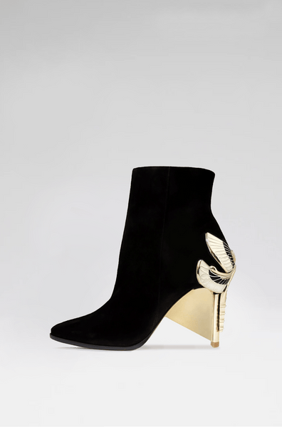 AURALEE SUEDE MOCCASIN SHORT BOOTS 黒9 美品 AURALEE SUEDE MOCCASIN